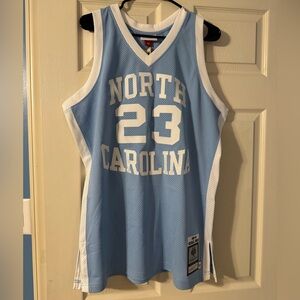 Mitchell & Ness Light Blue and White Jersey